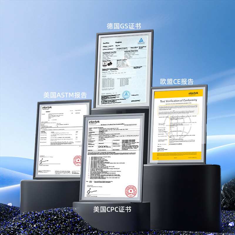 户外方形大型蹦蹦床带安全护网和梯子适合儿童和成人