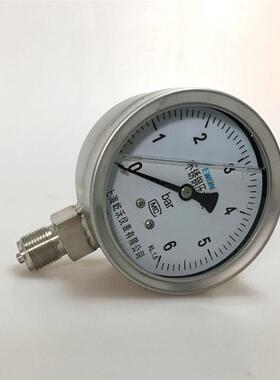 全不锈钢耐震压力表Y-100BFZ耐震压力表YN-100BF上海仪表厂屹沃