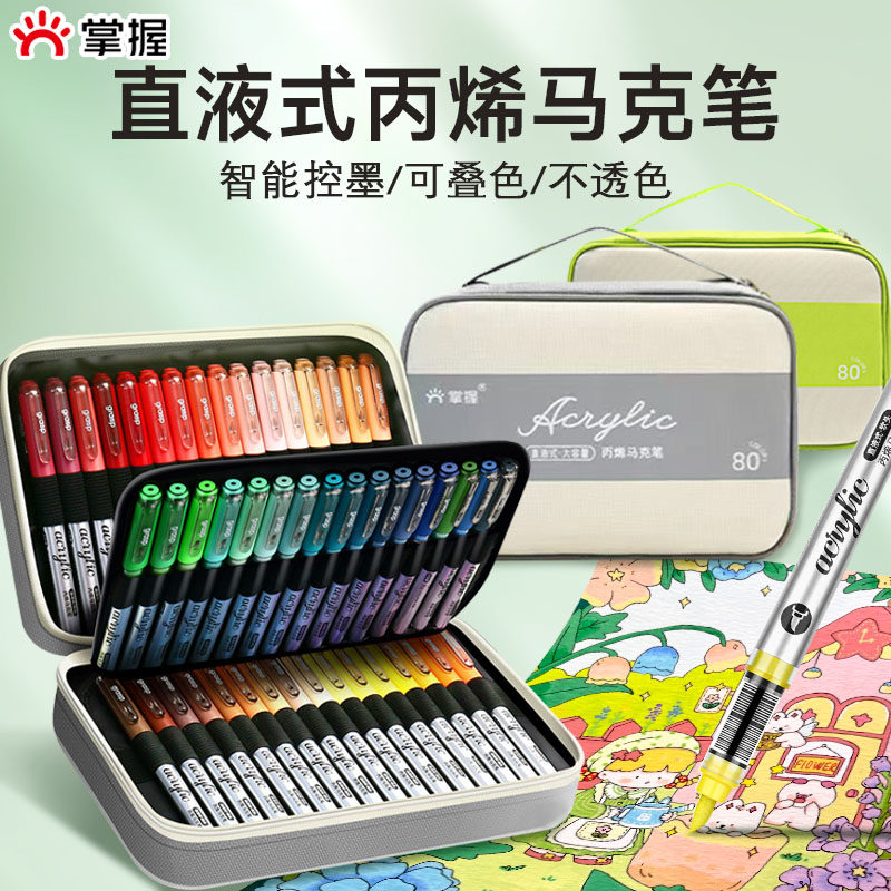 掌握直液式丙烯马克笔老师推荐图片