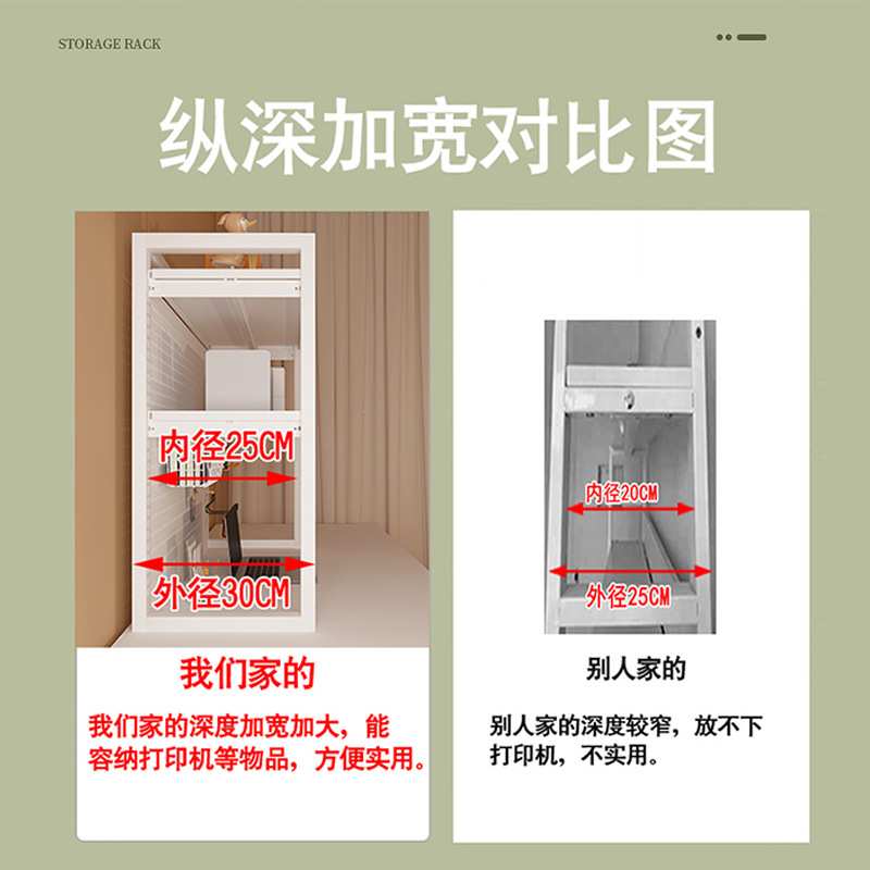 桌面置物架桌上收纳架子电脑写字台改造学习桌多层书桌洞洞板书架