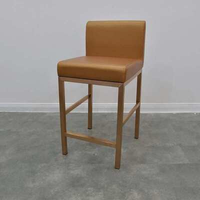 商场柜台凳子靠背高脚前台接待椅子眼镜珠宝店收银吧台椅