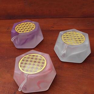 琉璃温茶炉火炉蜡烛加热保温底座暖茶器烘茶炉围炉煮茶玻璃温茶器