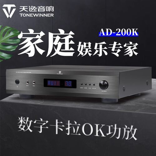 Winner/天逸AD-200K 家用发烧大功率家庭KTV专业卡拉OK功放