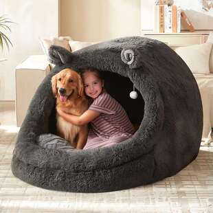 人宠窝四季通用半封闭夏凉窝猫狗房子冬季保暖可拆洗宠物猫窝狗窝