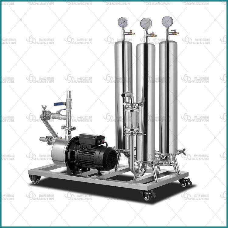 白酒过滤器商用自酿酒精密过滤机小型催陈机不锈钢滤酒器果酒