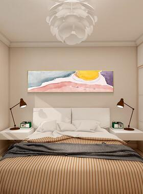 主床画头挂画卧室装饰温卧馨房间油画现代简厅约CT-A034客背景墙