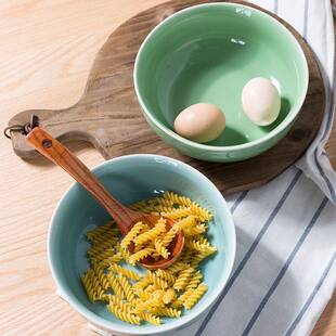 泉龙青瓷套餐具碗碟菜盘套装家陶瓷Z1204高整颜值面汤用碗组合乔