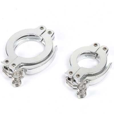 KF铝卡箍压力弹簧NW快卸紧扣防脱落真空卡箍Toggle clamp扭簧卡箍