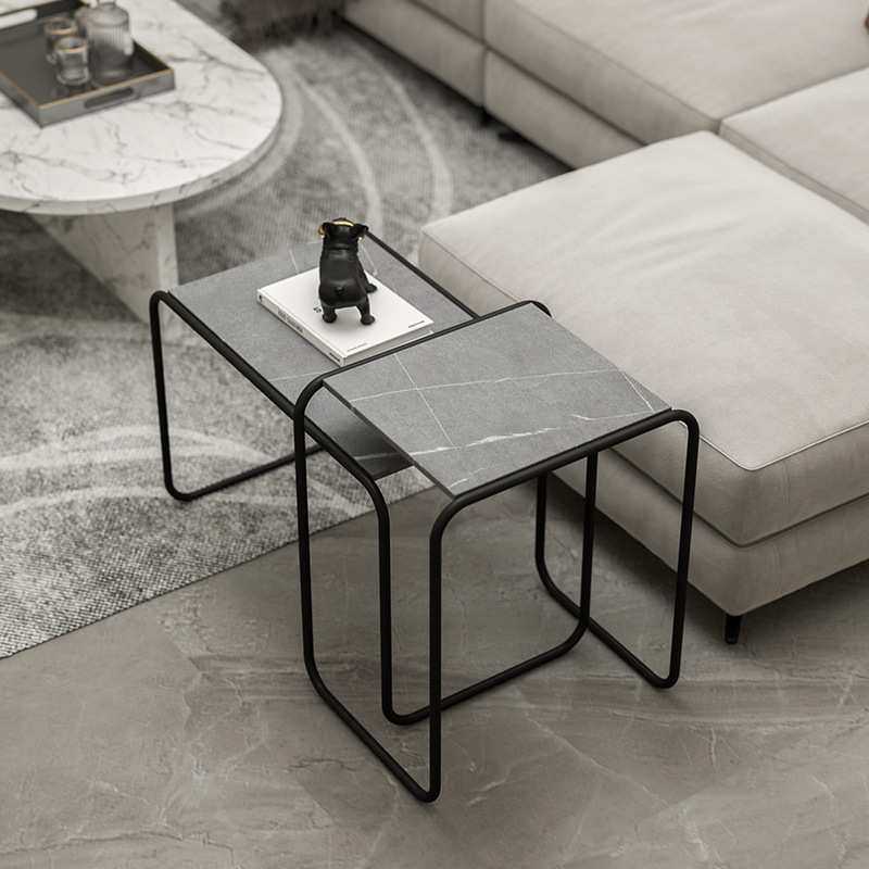网红轻奢客厅沙发边柜岩板边几角几极简现代小茶几床头北欧创意角,3C数码配件,USB灯,淘宝优惠券,粉丝福利购,淘宝优惠卷