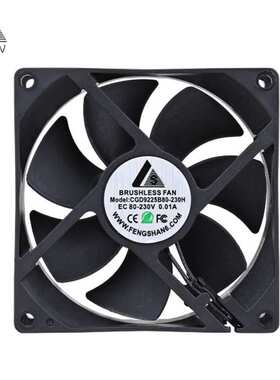 EC9025交流风扇 90MM变压器散热风扇 IP68灌胶防水220V交直流风机