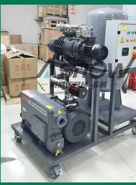 化工用水环泵机组2BV5131无油水冷螺杆真空系统机组真空吸盘导入