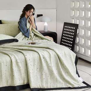 2023新款60支莱赛尔兰精天丝夏被四件套--墨白被子被芯150*200c