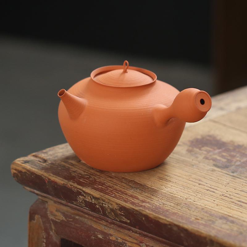 潮汕红泥砂铫壶煮茶壶炭炉烧水壶小功率电陶炉电热丝炉茶具仿古壶