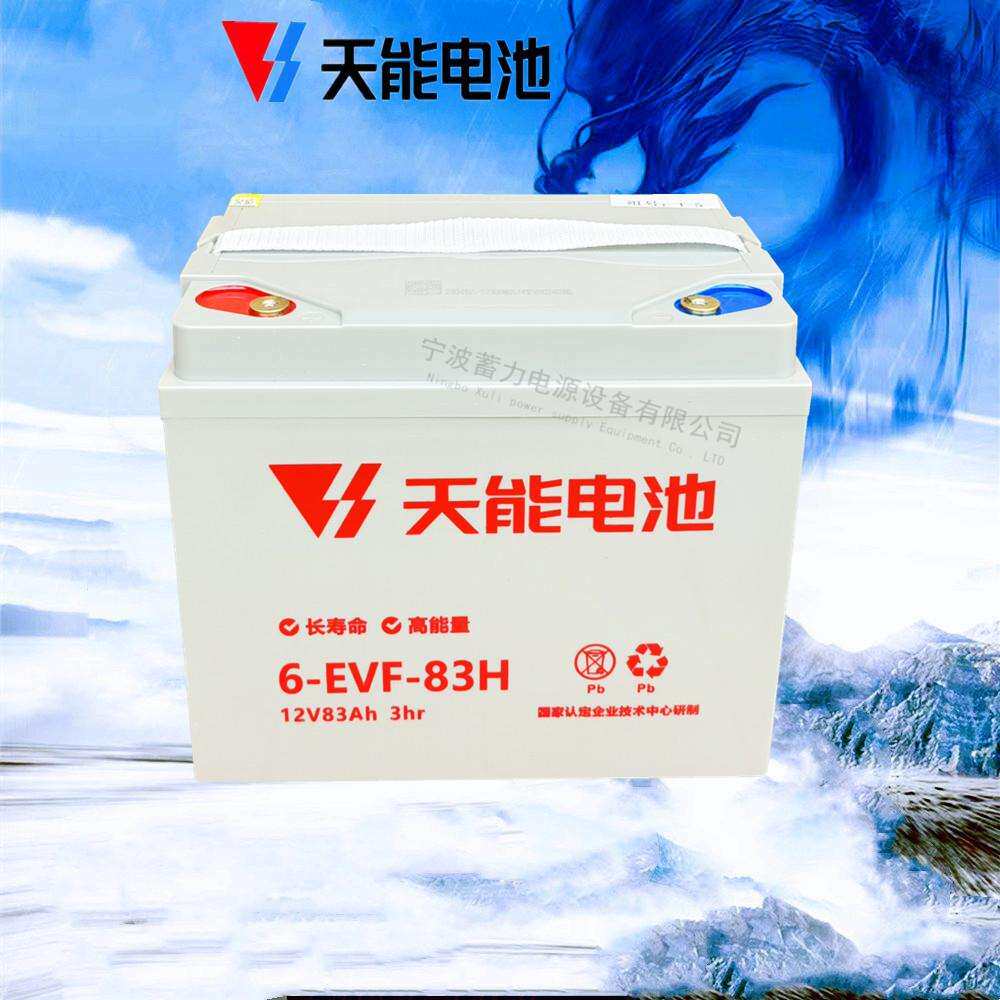天能6EVF80A蓄电池诺力西林叉车蓄电池自动力达搬运车堆垛车电瓶