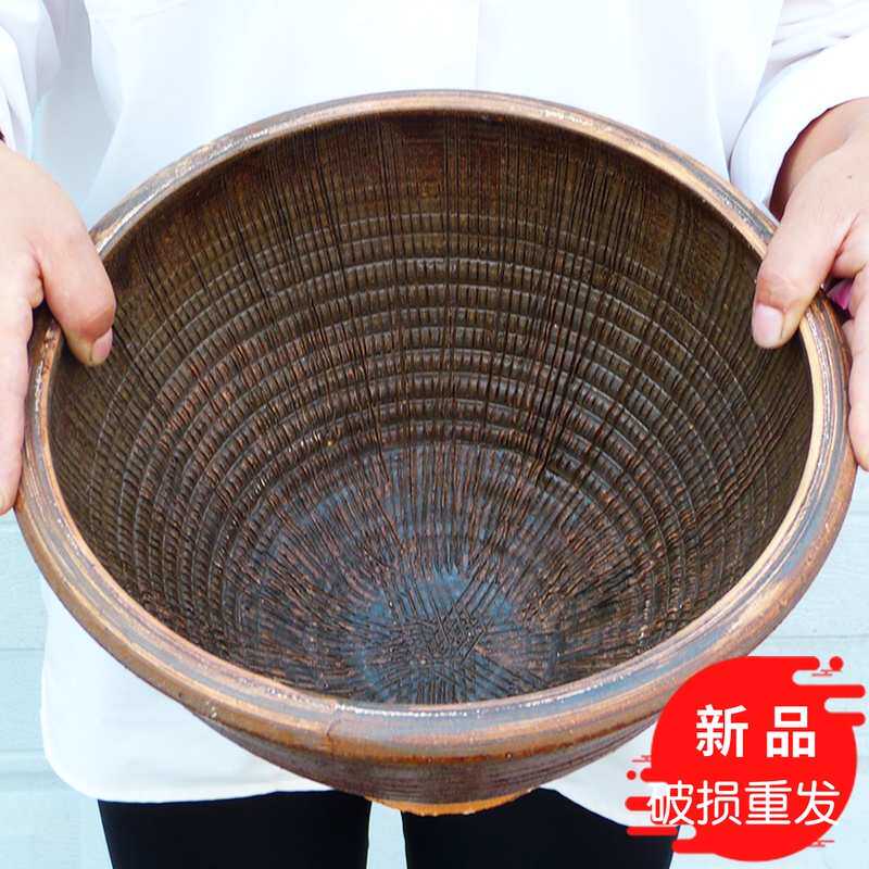 研磨器无钵擂擂传统家用家用米糊捣蒜器辣椒特大擂钵老式擂茶