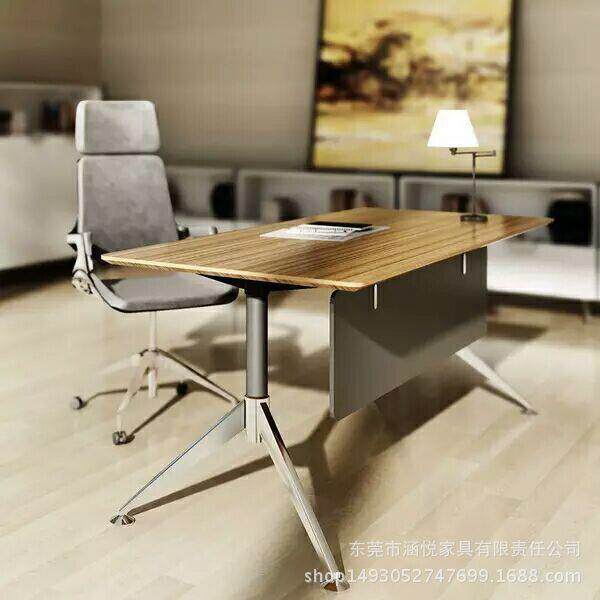 办公室主管桌经理老板桌简约现代办公桌小型单人办公桌子工作桌
