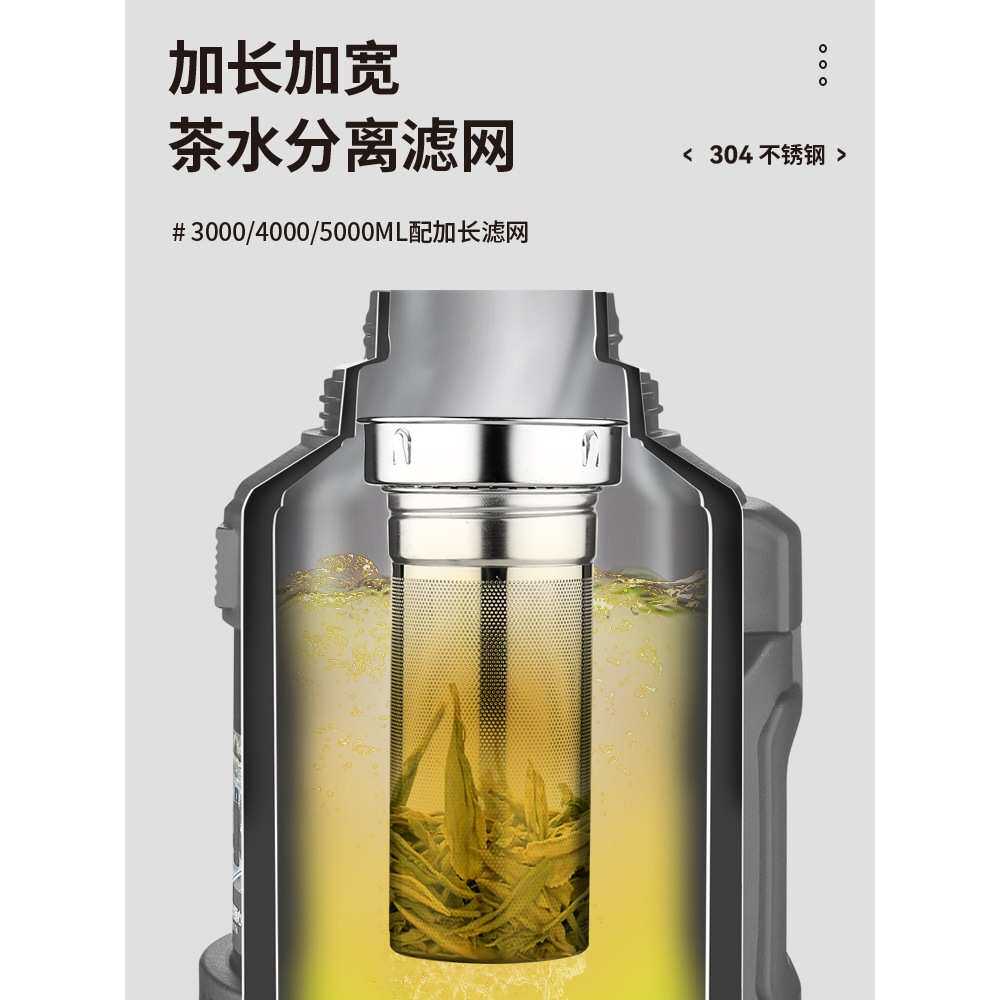 马年304不锈钢保温壶大容量3L户外便携车载保温杯家用宿2026