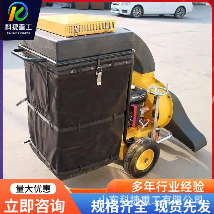大型吸叶机市政环卫落叶清扫机手扶自走式园林绿化汽油树叶收集器
