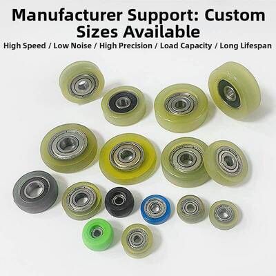 PU-coaetdbe聚氨酯包aring pulley,  s,ilent wear-resistant, pr