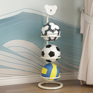 球类收纳架家用篮球置物架儿童室内运动器材落地排球足球摆放架子