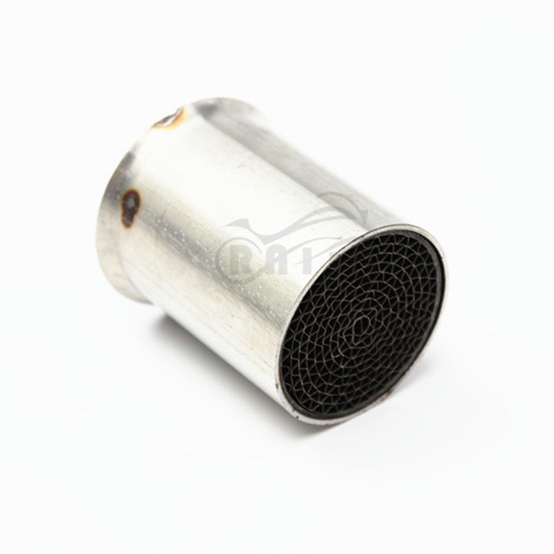 新品摩托车排气管改装消声器触煤回压塞不锈钢51mm调音降低音量