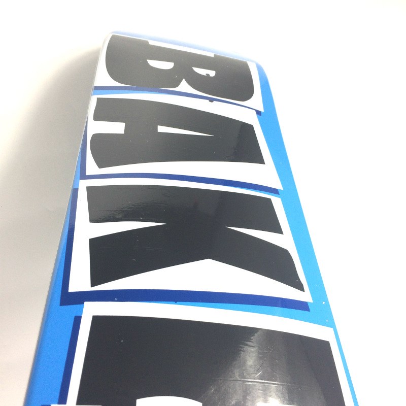 baker字母双翘滑板板面8.0-8.5寸加拿大枫木弹性滑板染色深脚窝