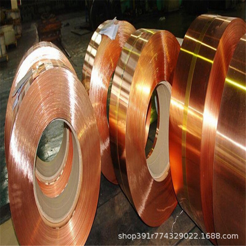 供应T2紫铜带 0.1 -0.5半硬软态紫铜带紫铜片 规格全量大优