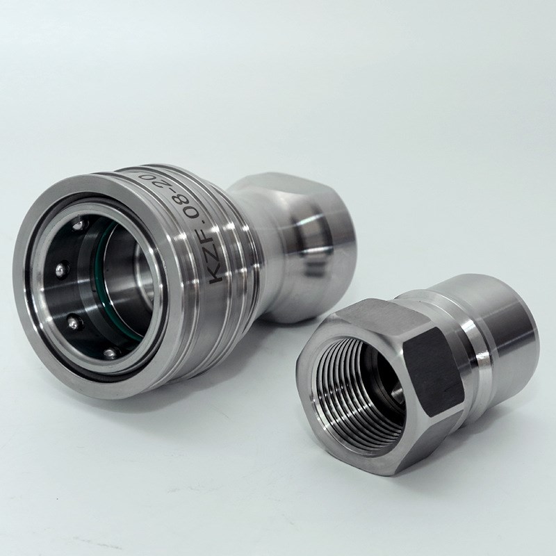 KZF接头不锈钢公母气动接头气管空压机公母接头插管C 式快速接头