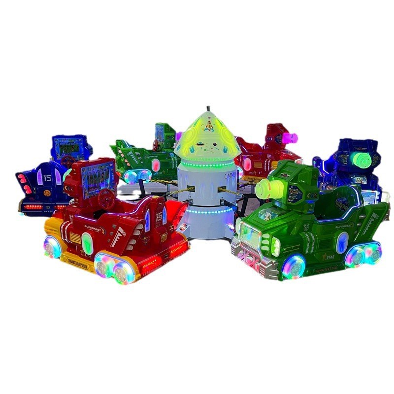 旋转升降飞机户外游乐设备旋转木马多人轨道火车摇摇车广场设备