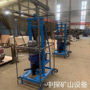 全自动伸缩电动打井机100米便携式钻井机灌溉打井设备小型钻机