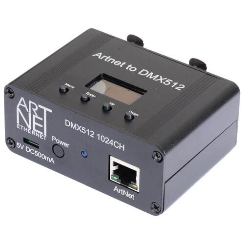 ART-NET ARTNET DMX512 控制器2口带显示屏