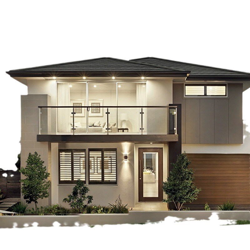 轻钢房子装配式集成房屋移动房农村别墅图纸设计 轻钢别墅