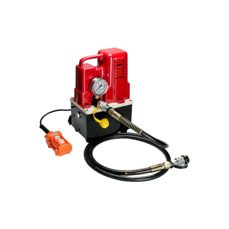 高压便捷式电动泵1.2千瓦超高压泵含油12公斤电磁阀液压油压机单