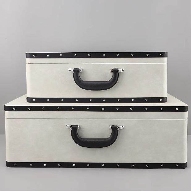 浅色米色植绒皮革样板房手提箱软装家居衣帽间收纳箱展厅⭐现货,畜牧/养殖物资,畜牧/养殖器械,淘宝优惠券,粉丝福利购,淘宝优惠卷