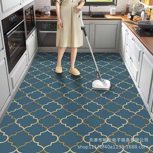 厨房专用地垫加厚防滑防油防水地板革家用免洗可擦入户门地毯