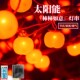 led过年彩灯太阳能柿子灯串防水户外庭院装 饰灯挂树上喜庆氛围灯