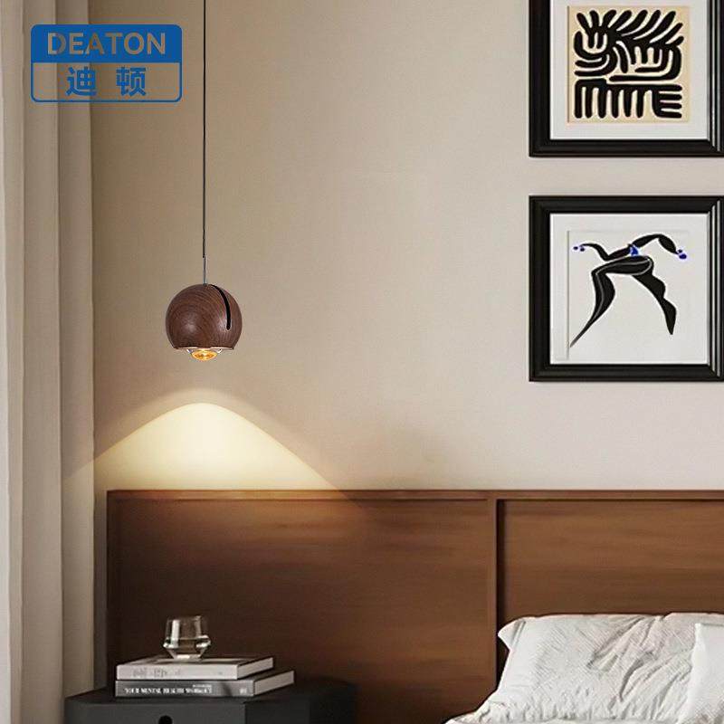 中古风日式卧室床头吊灯复古胡桃木纹可调角度旋转过道走廊吊线灯,农机/农具/农膜,其它农用工具,淘宝优惠券,粉丝福利购,淘宝优惠卷