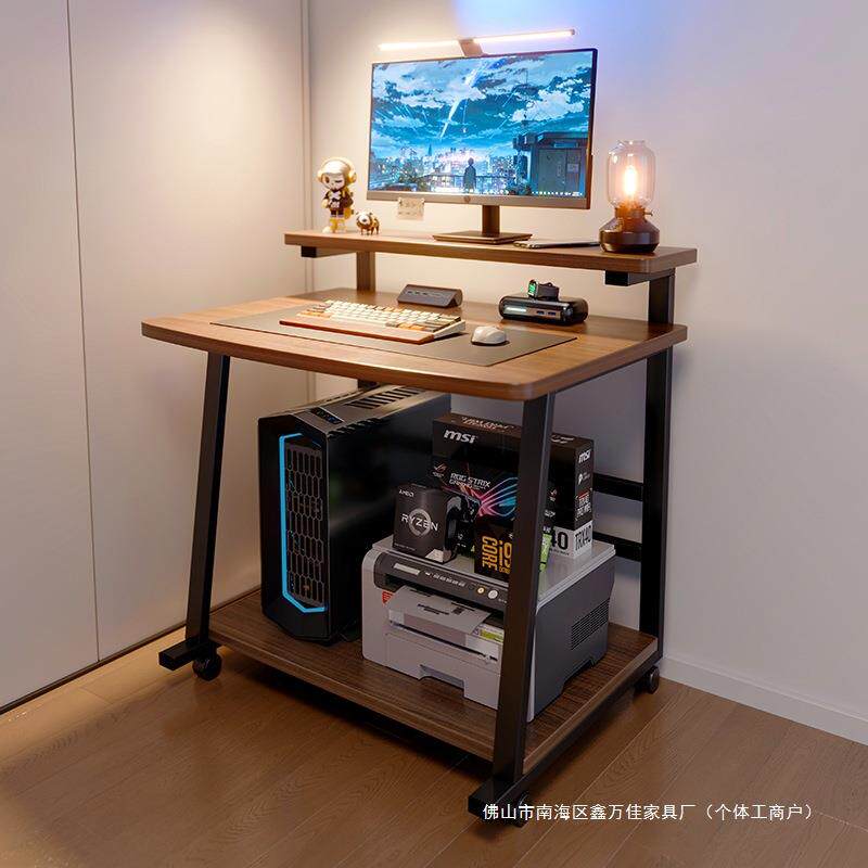 电脑桌台式小型家用迷你移动学习笔记本桌子简易小户型卧室床边桌