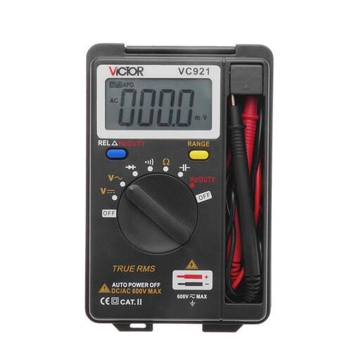 胜利VC921口袋型数字万用表卡片式万用表自动量程自动关机