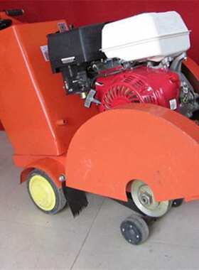 HLQ-500型18CM汽油机动力混凝土路面切割机13马力水泥地面切缝机