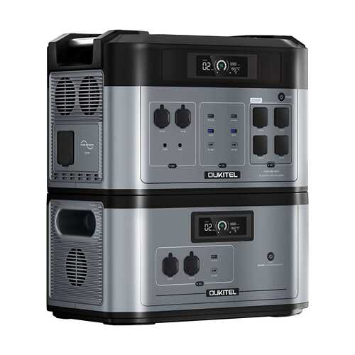 跨境 OUKITEL户外家用2200W便携式电源2048Wh可堆叠储能锂电