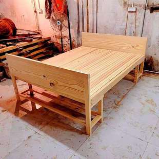 传统棕绷床架棕棚床头架子原木实木老款绷子床手工农村老式架子床