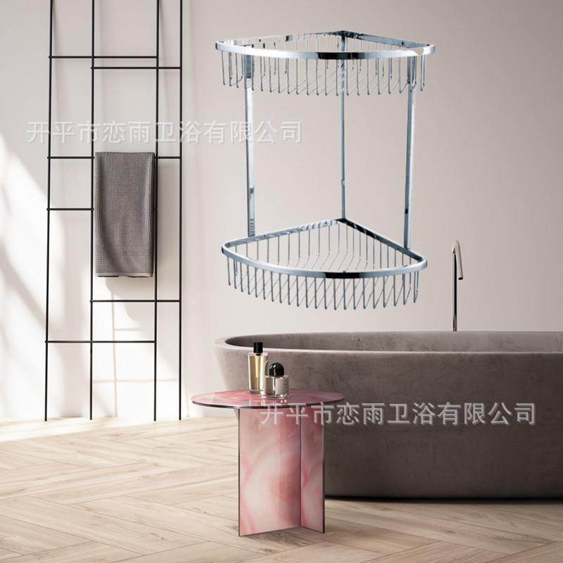 开平网篮304不锈钢转角架挂篮双层浴室置物架23CM外贸出口,节庆用品/礼品,新娘配件,淘宝优惠券,粉丝福利购,淘宝优惠卷