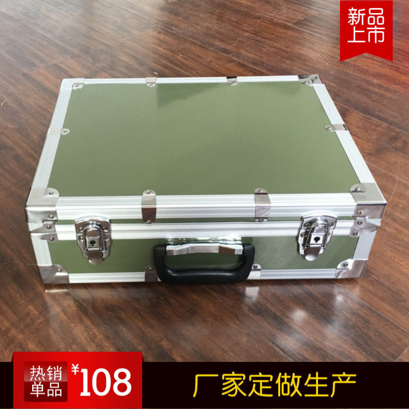 航空箱重型仪器箱物流运输箱LED显屏箱军绿色铝箱