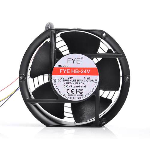 FYE福烨17250HB-24V四线带控制线轴流风机散热风扇DC24V1.2A