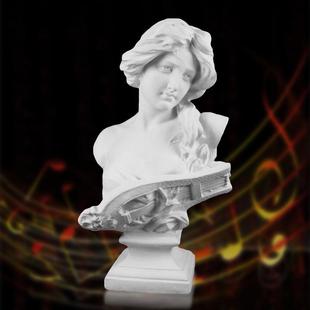 艺伯乐石膏像大琴女73cm美术素描静物写生人像教具雕塑雕像摆件