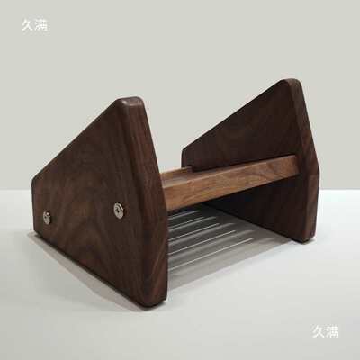 阿波罗apollo twin x声卡 支架 实木倾斜散热黑胡桃木吉他贝斯