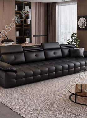 工厂价畅销款CSP3意式极简劳伦斯沙发客小户型钢琴键直排组合