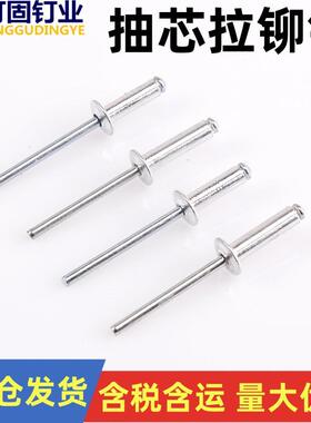 抽芯拉铆钉散装拉铆钉抽芯铆钉铝制拉铆钉柳钉4X13165X1316现货
