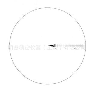厂家供应显微镜测微尺目镜测微尺箭头刻度分划板尺寸19.24.25